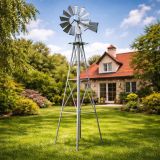 Veterný mlyn striebristo sivá, 245 cm