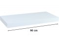 Nástenná polica STILISTA VOLATO - lesklá biela 90 cm