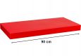 Nástěnná police STILISTA VOLATO - lesklá červená 90 cm