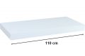 Nástenná polica STILISTA VOLATO - lesklá biela 110 cm