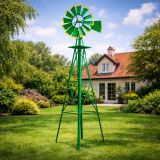 Větrný mlýn v US sytlu - zelená 245 cm