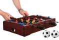 Mini stolný futbal 51 x 31 x 8 cm - tmavý
