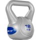 MOVIT Kettlebell činka - 12 kg, sivá/tmavomodrá
