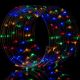 Solárna svetelná hadica - 100 LED, farebná