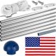 Vlajkový stožiar vrátane vlajky USA - 650 cm