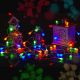 VOLTRONIC Svetielka 10m, 100 LED, farebné,na batérie+ovládač