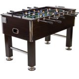 Profesionálny stolný futbal Leeds, 140 x 73 x 87 cm, hnedý