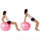 MOVIT Gymnastická lopta s nožnou pumpou, 65 cm, oranžová