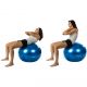 MOVIT Gymnastická lopta s nožnou pumpou, 75 cm, oranžová