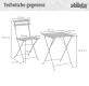 STILISTA záhradný bistro set 2 stoličky + stôl, drevo / kov