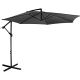 STILISTA slnečník s poťahom Ø 3 m, antracit