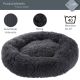 PETSTUFF pelech pre psa, okrúhly, tmavo- šedý, 120 cm