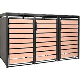 STILISTA Skriňa na 3 popolnice, 201 x 80 x 116 cm