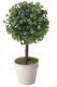 Umelá kvetina - Buxus - 23 cm, 2 farby kvetináča
