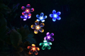 Zahradní LED solární osvětlení - květinový keř