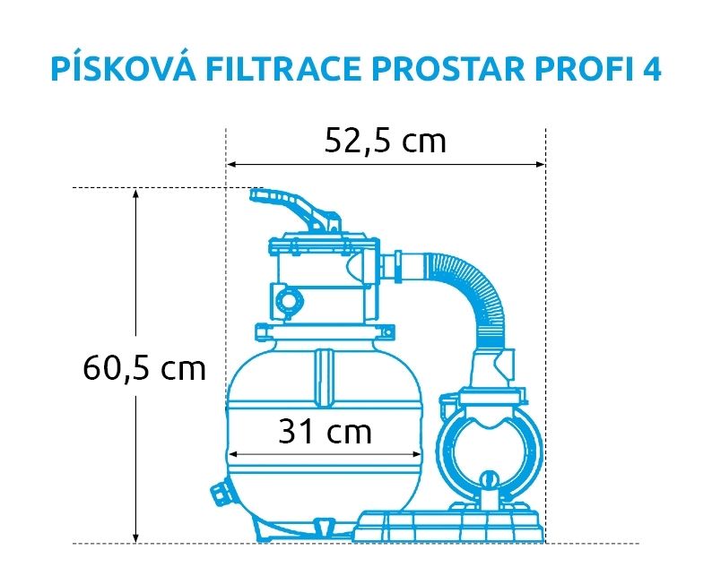 Obrázok Piesková filtrácia ProStar Profi 4