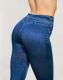 Dámské samotvarující džegíny - modrá