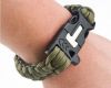 Náramek přežití 3v1 - zelená