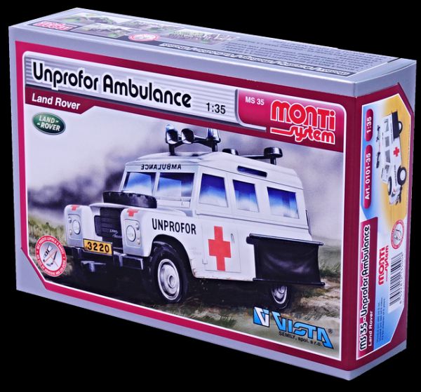 Obrázok Beneš a Lát a.s. Monti System 35 Land Rover Unprofor Ambulance 1 : 35