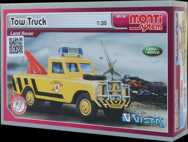 Obrázok Beneš a Lát a.s. Monti System 56 Land Rover Tow Truck 1 : 35