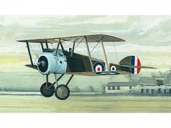 Model Sopwith Camel 12,7x18cm v krabici 31x13,5x3,5cm