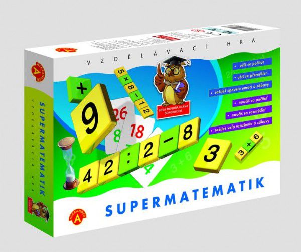 Obrázok ALEXANDER Dětské hry - Supermatematik