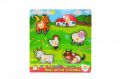 Vkládačka Moje první zvířátka 6ks 22,5x22,5x2,5 cm 12m+ MPZ