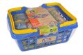 Nákupní košík s potravinami 23ks plast 28x13x21cm v síťce