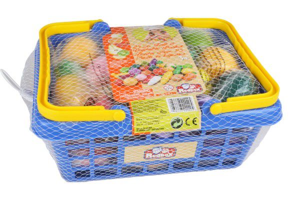 Obrázok Nákupní košík ovoce/zelenina 25ks plast 28x13x22cm v síťce