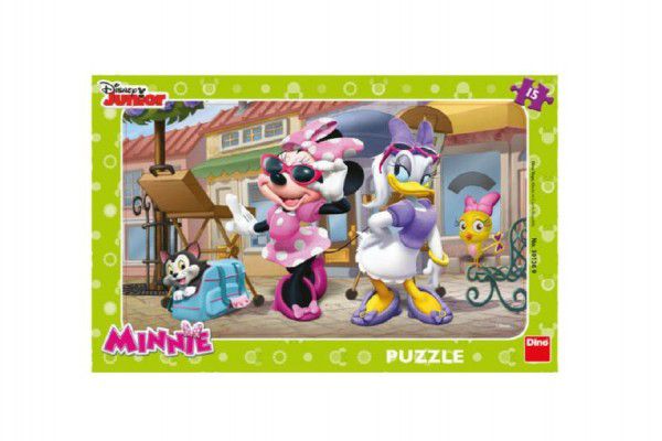 Obrázok  Puzzle doskové Minnie na Montmartri 15 dielikov 29x19cm