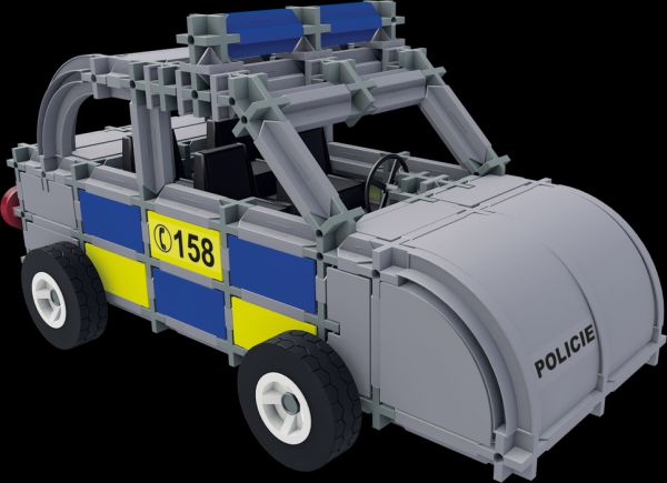 Obrázok Stavebnice Seva Rescue 2 Policie plast 534ks v krabici 35x33x8cm