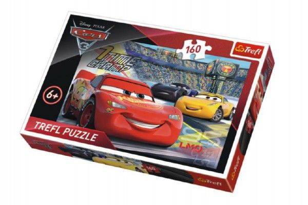 Obrázok Puzzle pro děti TREFL 15339 Auta 3: Na okruhu 160 dílků