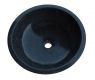 Kamenné umývadlo Gemma 501 leštený mramor Ø 50 cm Black