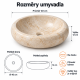 Kamenné umývadlo Ferox Cream