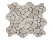 Mozaika z mramoru Kuta White - 1× sieťka