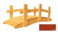 Záhradný drevený mostík - 71 cm - TEAK