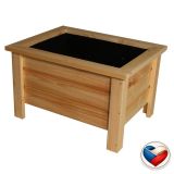 Drevený kvetináč na nohách Maceta 58×45×37 cm, česká výroba