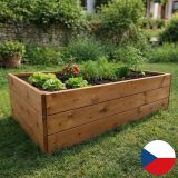 Drevený vyvýšený záhon 163 x 78 x 42 cm