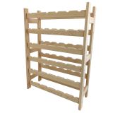 Drevený stojan na víno pre 36 fliaš, 64 x 90 x 25 cm