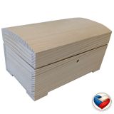 Drevená uzamykateľná truhlička 20×11×12,5 cm, česká výroba