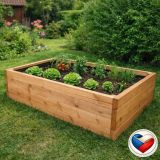 Drevený vyvýšený záhon, 156 x 96 x 36 cm
