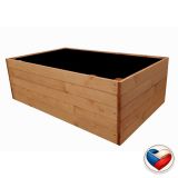 Drevený vyvýšený záhon COMFORT, smrek, 125 x 78 x 41 cm
