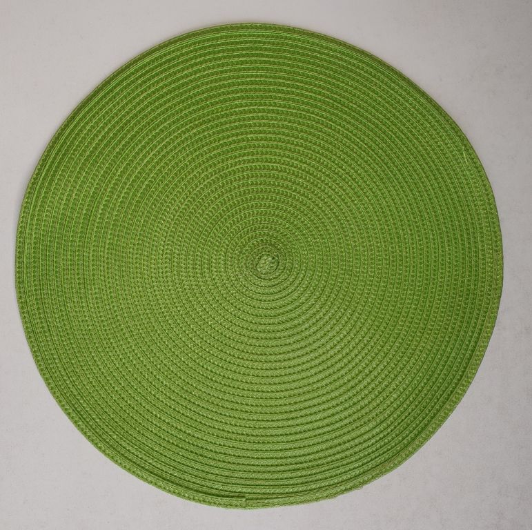 Prestieranie guľaté 38 cm - svetlo zelená