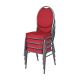 Kvalitná stolička kovová Monza - červená