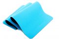 Dvojvrstvová podložka na jógu 183 x 61 x 0,4 cm - MODRÁ
