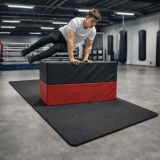 Gymnastická podložka XXL 210 × 110 × 2 cm čierna