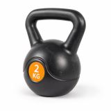 Kettlebell 2 kg plastový s cementovou výplňou