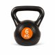 Kettlebell 6 kg plastový s cementovou výplňou