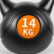 Kettlebell 14 kg plastový s cementovou výplňou