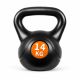 Kettlebell 14 kg plastový s cementovou výplňou